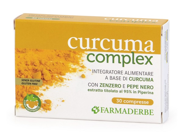 CURCUMA COMPLEX 30 COMPRESSE - farmanauta.it