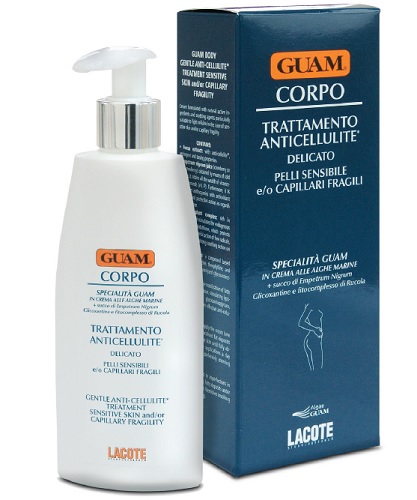 GUAM CREMA CORPO TRATTAMENTO ANTICELLULITE DELICATO PER PELLI SENSIBILI E O CAPILLARI FRAGILI 200 ML - farmanauta.it