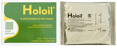 HOLOIL MEDICAZIONE GARZA 10X10CM 10 PEZZI - farmanauta.it