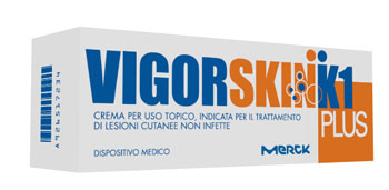 VIGORSKIN K1 PLUS CREMA PER LESIONI CUTANEE NON INFETTE 100 ML - farmanauta.it