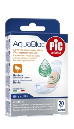 CEROTTO PIC AQUABLOC 19X72MM ANTIBATTERICO 20 PEZZI - farmanauta.it