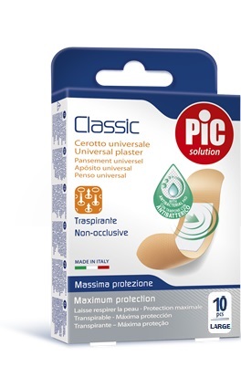 CEROTTO PIC CLASSIC 25X72 MM 10 ANTIBATTERICO 10 PEZZI - farmanauta.it