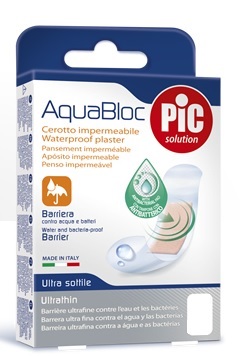CEROTTO PIC AQUABLOC STERILE 10X25 CM ANTIBATTERICO 25 PEZZI - farmanauta.it