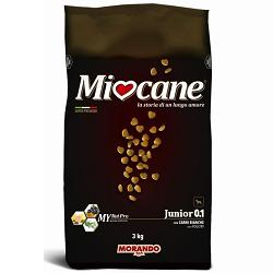 MIOCANE JUNIOR 0,1 CARNI BIANCHE 3 KG - farmanauta.it