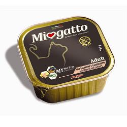 MIOGATTO ADULT SALMONE/GAMBERETTI GRAIN FREE 100 G - farmanauta.it