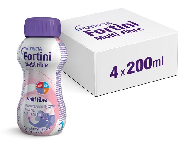 FORTINI MULTI FIBRE GUSTO FRAGOLA 200 ML - farmanauta.it