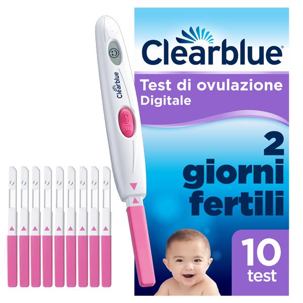 TEST OVULAZIONE CLEARBLUE OVULATION DIGITAL 10 STICK - farmanauta.it