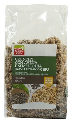 FSC CRUNCHY CON AVENA E SEMI DI CHIA BIO CON OLIO DI GIRASOLE SENZA OLIO DI PALMA 375 G - farmanauta.it