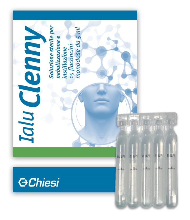 IALU CLENNY 15 FLACONCINI 5 ML SOLUZIONE STERILE PER NEBULIZZAZIONE E INSTILLAZIONE CON ACIDO IALURONICO - farmanauta.it