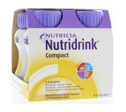 NUTRIDRINK COMPACT BANANA 4X125 ML - farmanauta.it