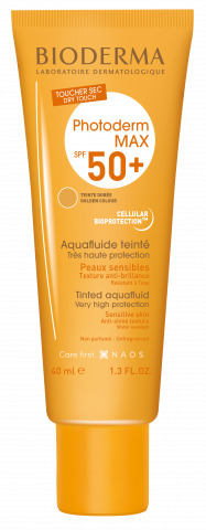 PHOTODERM MAX AQUAFLUIDE TINTED NP FLUIDO SOLARE SPF 50+ UVA 26 40 ML - farmanauta.it