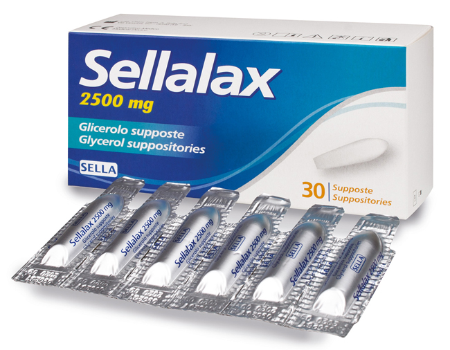 SELLALAX 2500MG SUPPOSTE GLICEROLO 30 PEZZI - farmanauta.it