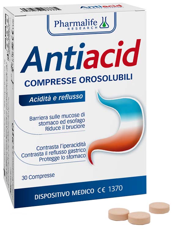 ANTIACID 30 COMPRESSE OROSOLUBILI - farmanauta.it