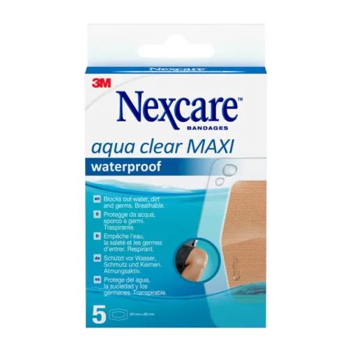CEROTTO NEXCARE AQUA 360 60X89 MAXI 5 PEZZI - farmanauta.it