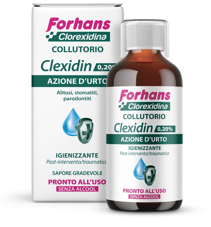 FORHANS CLEXIDIN 0,20 SENZA ALCOOL 200 ML - farmanauta.it