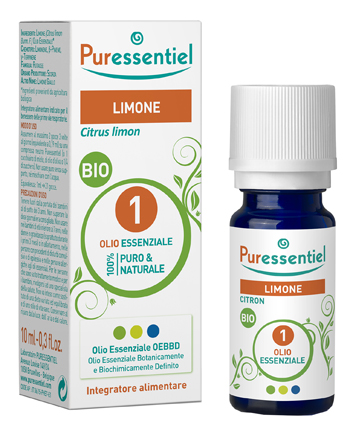 PURESSENTIEL LIMONE OLIO ESSENZIALE BIO 10 ML - farmanauta.it