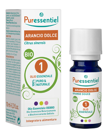 PURESSENTIEL ARANCIO DOLCE OLIO ESSENZIALE BIO 10 ML - farmanauta.it