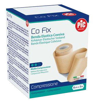 BENDA ELASTICA PIC CO FIX AUTOADESIVA 12X5CM MEDIUM - farmanauta.it