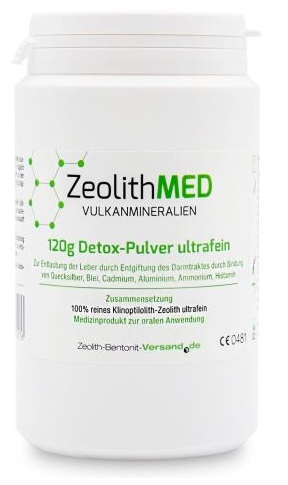 ZEOLITHMED MINERALI VULCANICI DETOX POLVERE ULTRAFINE 120 G - farmanauta.it