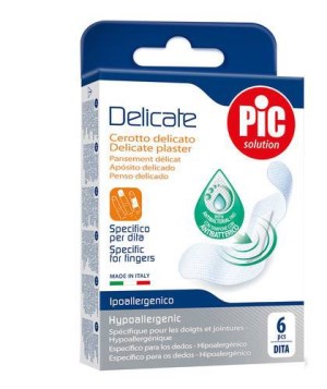 CEROTTO PIC DELICATE DITA ANTIBATTERICO 6 PEZZI - farmanauta.it
