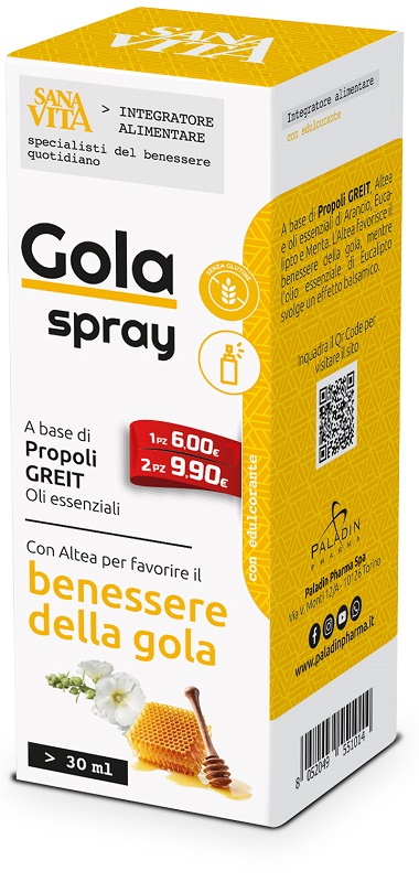SANAVITA GOLA SPRAY 30 ML - farmanauta.it