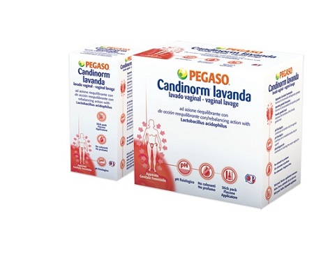 CANDINORM LAVANDA VAGINALE 4 FLACONE 10 ML + 4 STICK PACK MONODOSE 1,5 G + 4 APPLICATORI STERILI MONOUSO - farmanauta.it