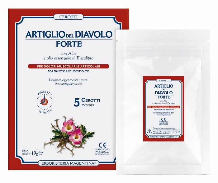 ARTIGLIO DEL DIAVOLO FORTE CEROTTO 5 PEZZI - farmanauta.it
