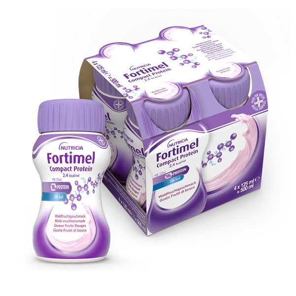 FORTIMEL COMPACT PROTEIN FRUTTI DI BOSCO 4X125 ML - farmanauta.it