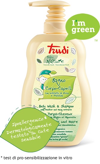 TRUDI BABY NATURE BAGNO CORPO CAPELLI 400 ML - farmanauta.it