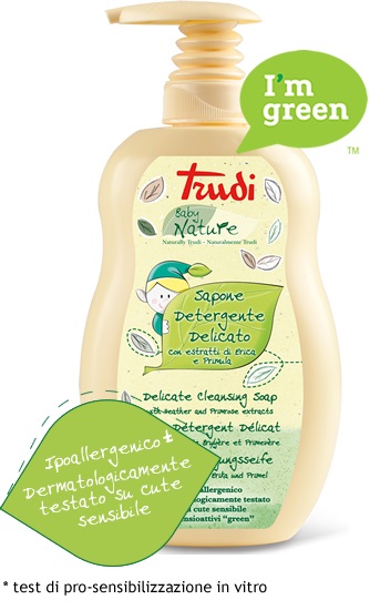 TRUDI BABY NATURE SAPONE DETERGENTE DELICATO 400 ML - farmanauta.it
