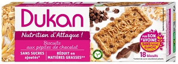 DUKAN EXPERT BISCOTTO CRUSCA GOCCE DI CIOCCOLATO 225 G - farmanauta.it