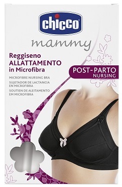 CHICCO MAMMY REGGISENO MICROFIBRA ALLATTAMENTO NERO 5C - farmanauta.it