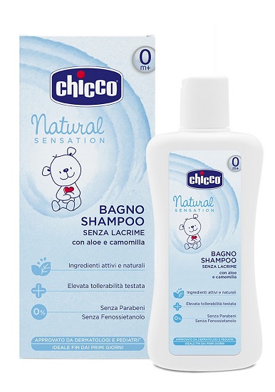 CHICCO BAGNO SHAMPOO NATURAL SENSATION 500 ML - farmanauta.it