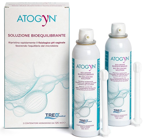 ATOGYN DISPOSITIVO IGIENE VAGINALE E RIPRISTINO PH FISIOLOGICO BAG ON VALVE 2 PEZZI DA 125ML - farmanauta.it