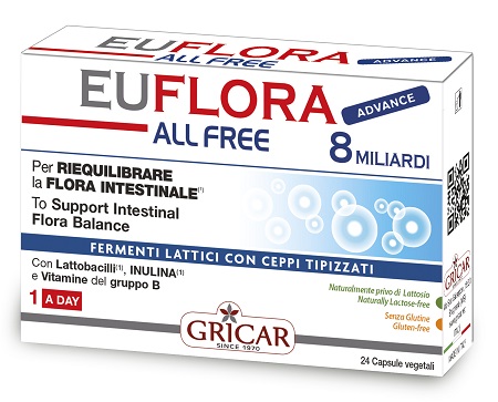 EUFLORA ADVANCE ALL FREE 24 CAPSULE - farmanauta.it
