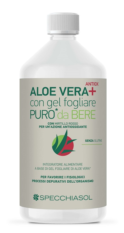SUCCO ALOEVERA+ ALOE/MIRTILLO ROSSO 1 LITRO - farmanauta.it