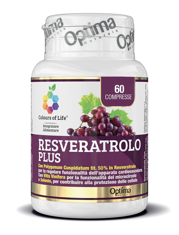 COLOURS OF LIFE RESVERATROLO PLUS 60 COMPRESSE 1000 MG - farmanauta.it