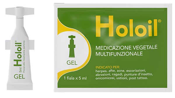 HOLOIL MONODOSE GEL TERMOSOFFIATA 1 FIALA 5ML - farmanauta.it