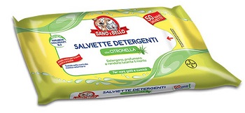 SANO E BELLO SALVIETTE DETERGENTI CITRONELLA 50 PEZZI - farmanauta.it