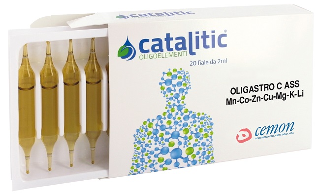 CATALITIC OLIGOELEMENTI OLIGATRO MN-CO-ZN-CU-MG-K-LI 20 AMPOLLE - farmanauta.it
