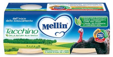 MELLIN OMOGENEIZZATO TACCHINO 2 X 80 G - farmanauta.it