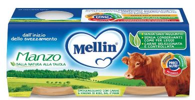 MELLIN OMOGENEIZZATO MANZO 2 X 80 G - farmanauta.it