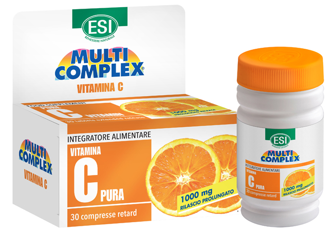 ESI MULTICOMPLEX VITAMINA C PURA 1000 MG RETARD 30 COMPRESSE - farmanauta.it