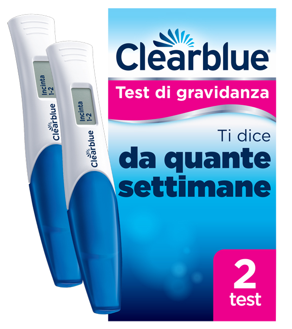 TEST DI GRAVIDANZA CLEARBLUE DIGITAL CONCEPTION INDICATOR 2 PEZZI - farmanauta.it