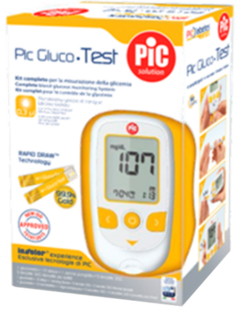 PIC GLUCOTEST KIT GLUCOMETRO - farmanauta.it