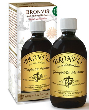 BRONVIS CON MIELE MILLEFIORI 500 ML - farmanauta.it