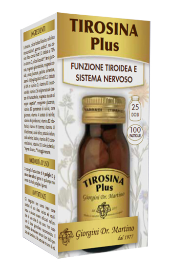 TIROSINA PLUS 100 PASTIGLIE - farmanauta.it