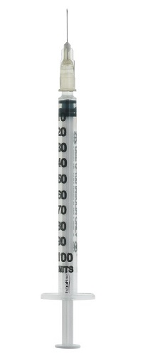 SIRINGA PER INSULINA EXTRAFINE 1ML 100 UI AGO REMOVIBILE 27 GAUGE 0,40X12 MM 1 PEZZO - farmanauta.it