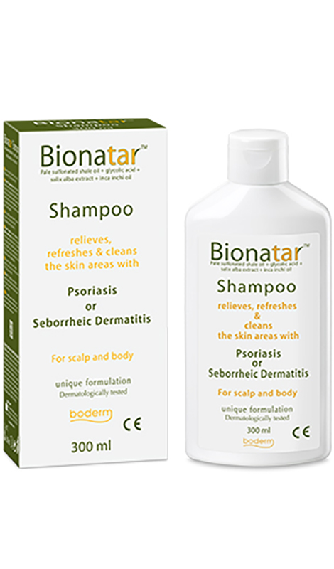 BIONATAR SHAMPOO INDICATO IN PRESENZA DI SINTOMI DI PSORIASI O DERMATITE SEBORROICA 300 ML CE - farmanauta.it
