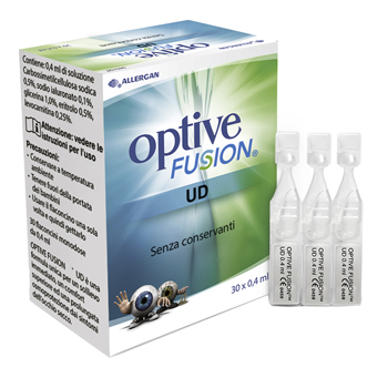 OPTIVE FUSION UD SOLUZIONE OFTALMICA STERILE 30 FLACONCINI MONODOSE 0,4 ML - farmanauta.it